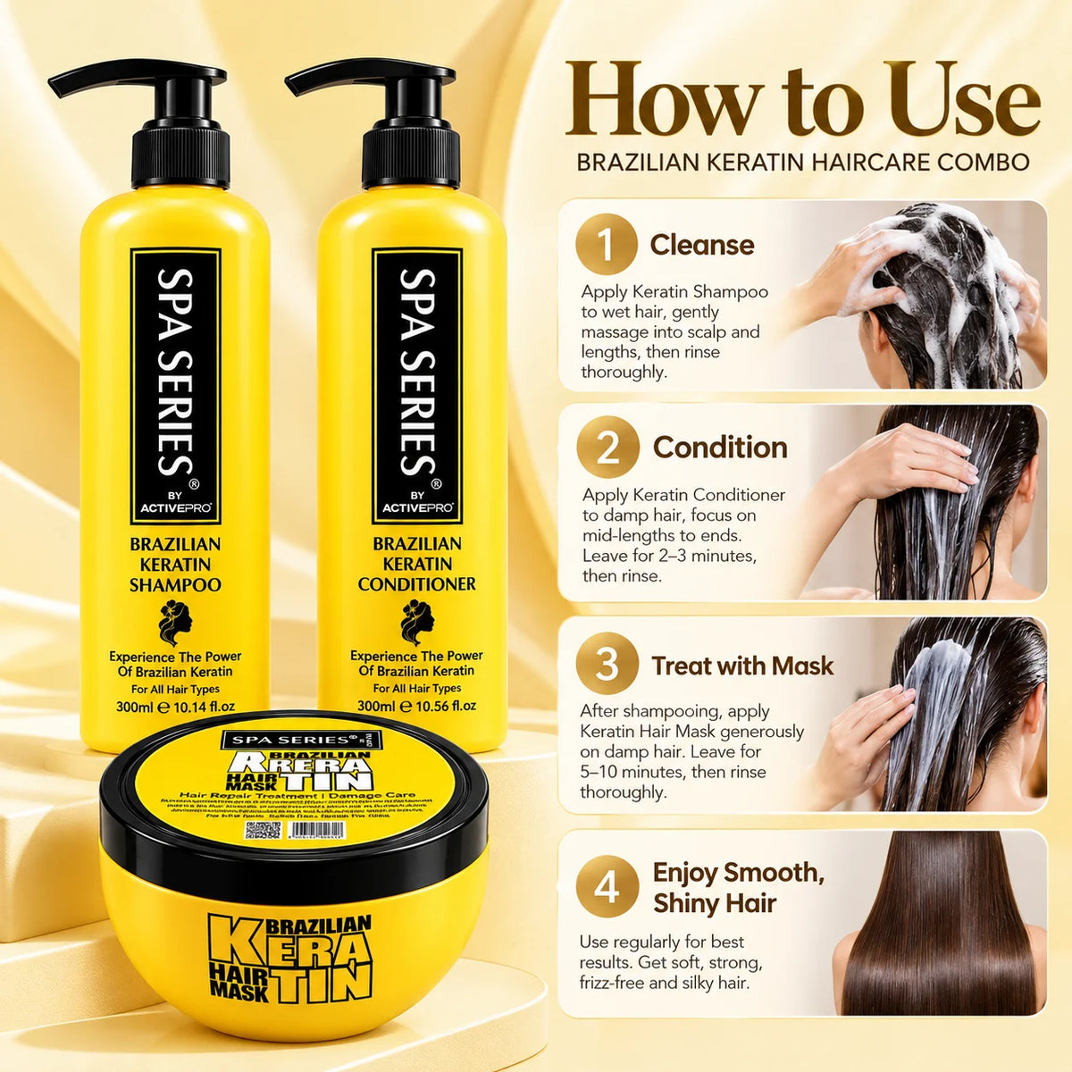 Brazilian Keratin Hair Care Trio