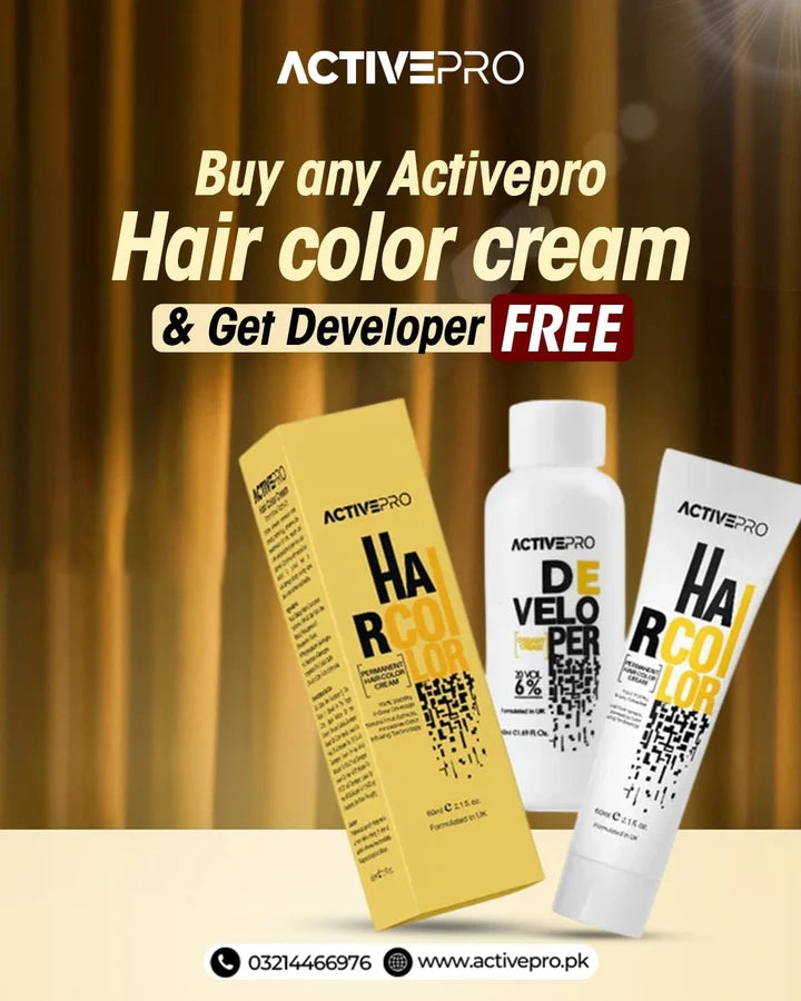 Buy Hair Color Cream And Get 60ml Developer Free