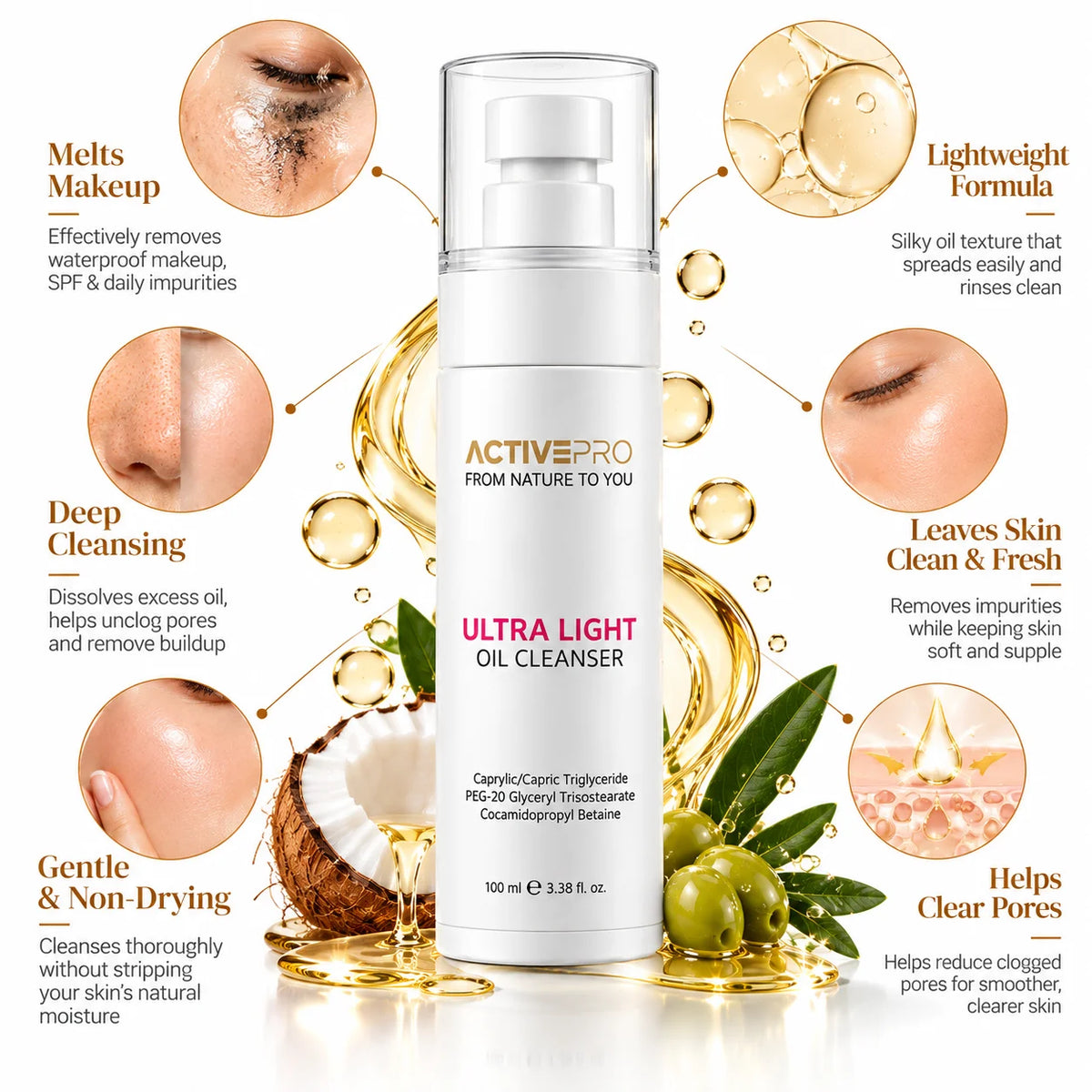 Active pro Ultra Light Oil Cleanser