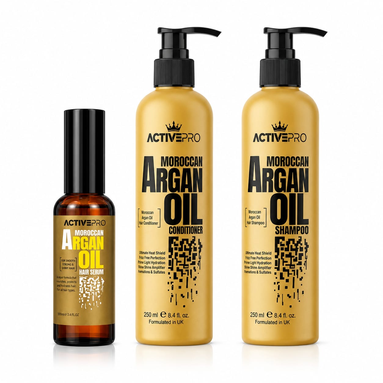 Buy Argan Oil Shampoo and Conditioner and get Hair Serum Free