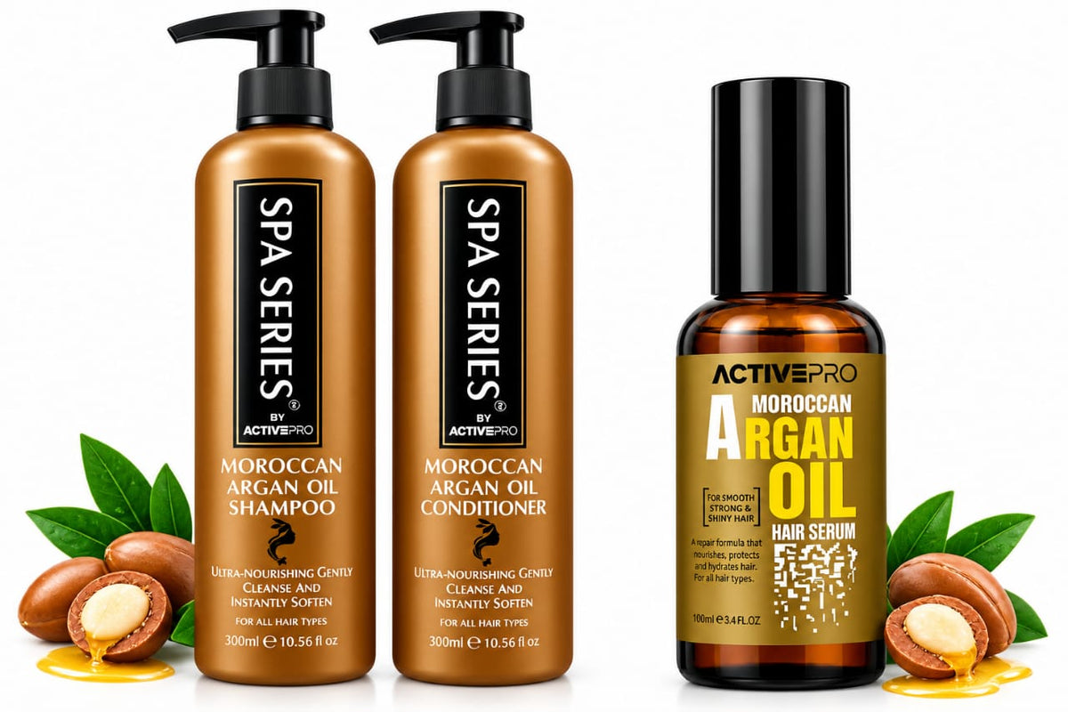 Buy Argan Oil Shampoo and Conditioner and get Hair Serum Free